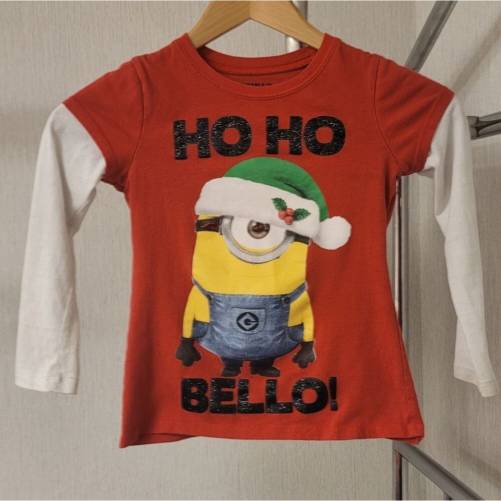 Despicable Me Minion Christmas Shirt (Size 6X)